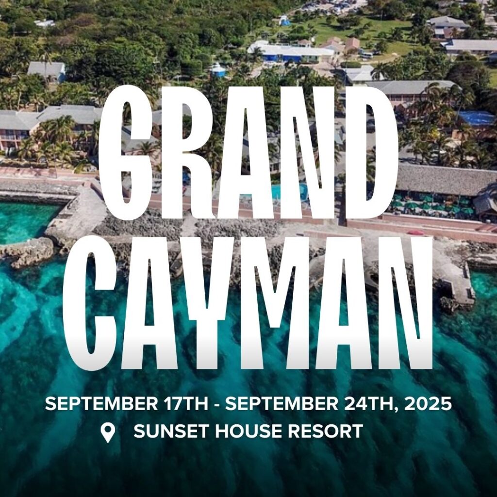 Grand Cayman with sea at the background